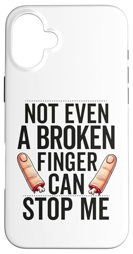 Hülle für iPhone 16 Plus Gebrochene Finger Genesung Genesung Finger Chirurgie Verletzung von Broken Finger Recovery Injury