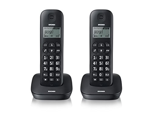 Telephone Cordless Bronze Gala Twin 2 telephoni Sveglia/Rubrica/ID Chiam von Brondi