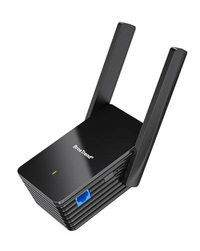 BrosTrend AX1500 WiFi 6 WLAN Bridge, Gigabit WLAN LAN Adapter mit Gigabit RJ45 Port, Dual-Band 1201Mbit/s 5GHz & 300Mbit/s 2.4GHz, WLAN to LAN Adapter für Drucker, TV, Computer, Xbox, Spielkonsole BrosTrend AX1500 WiFi 6 WLAN Bridge, Gigabit WLAN LAN Adapter mit Gigabit RJ45 Port, Dual-Band 1201Mbit/s 5GHz & 300Mbit/s 2.4GHz, WLAN to LAN Adapter für Drucker, TV, Computer, Xbox, Spielkonsole von BrosTrend