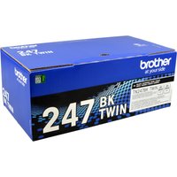 2 Brother Toner TN-247BKTWIN  schwarz von Brother