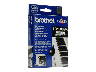 BROTHER LC1000BK Tinte Schwarz 500Seite von Brother