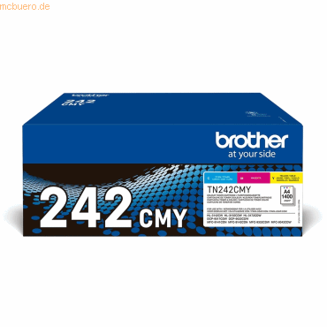 Brother Brother Toner Multipack TN-242CMY (je 1x M/C/Y) von Brother