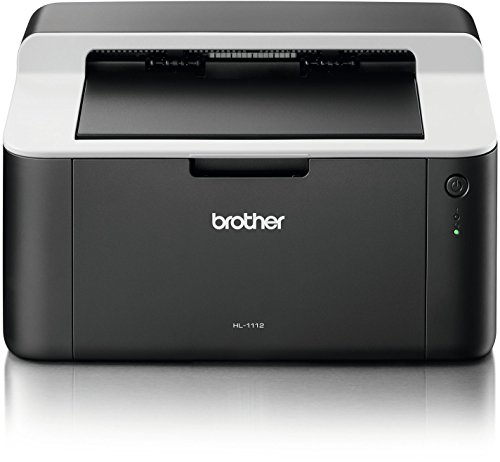 Brother HL-1112 A4 monochrom Laserdrucker (USB 2.0, 20ppm, 2400x600pi, 150 Blatt Papierzufuhr) von Brother