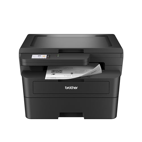 Brother HL-L2480DW Kompakter kabelloser Monochrom-Laserdrucker mit Kopieren und Scannen, Duplex, mobil, Schwarz und Weiß | Inklusive Abonnement-Test (1), Amazon Dash von Brother