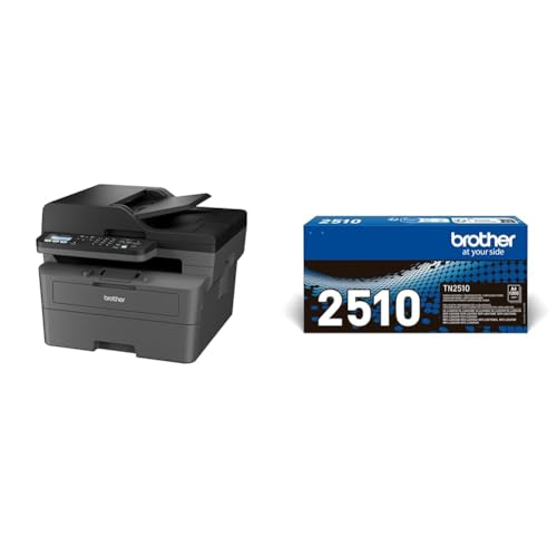 Brother MFC-L2800DW 4-in-1 Monochrom-Laser-Multifunktionsdrucker Original TN-2510 Toner schwarz von Brother