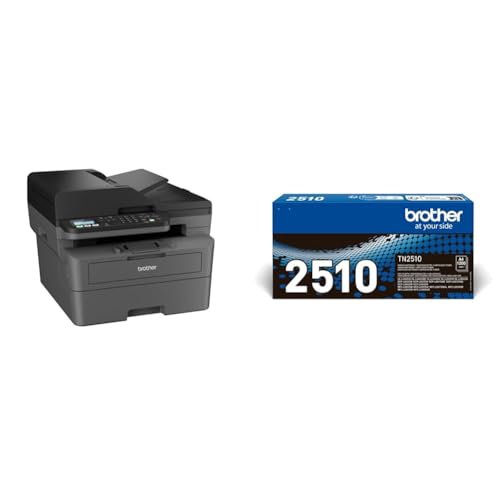 Brother MFC-L2835DW 4-in-1 Monochrom-Laser-Multifunktionsdrucker Original TN-2510 Toner schwarz von Brother