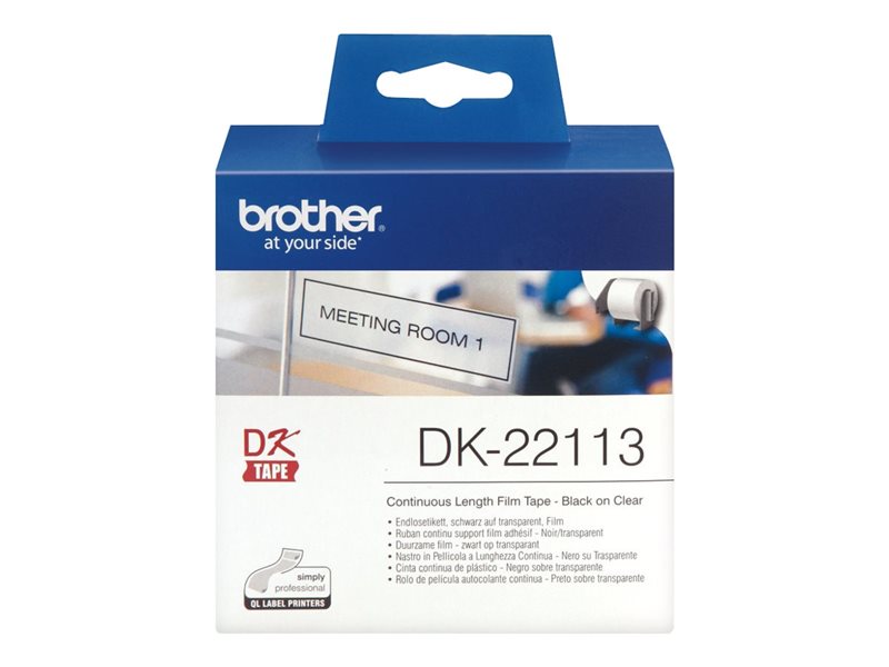 Brother Original Etikettenrolle klar 6,2cm x 15,2m von Brother