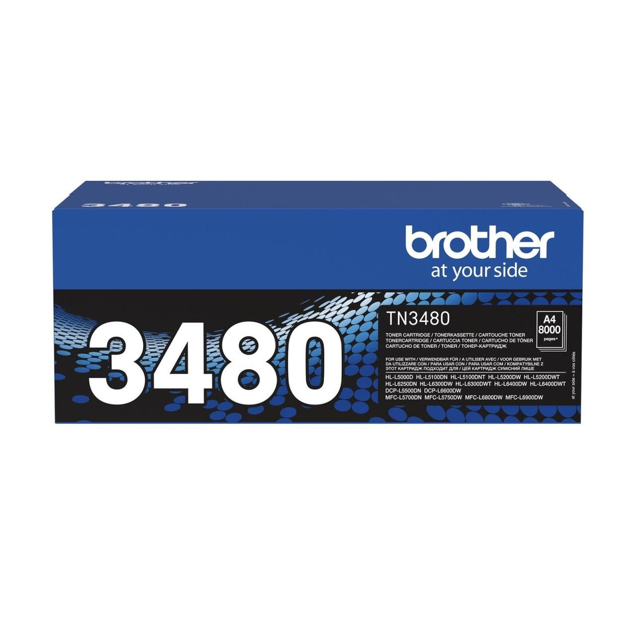 Brother Original TN-3480 Toner - schwarz (TN3480) von Brother