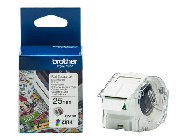 Original Brother CZ-1004 Farbetikettenrolle 25 mm breit, 5 m lang Original Brother CZ-1004 Farbetikettenrolle 25 mm breit, 5 m lang von Brother
