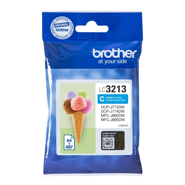 Original Brother LC3213C Tintenpatrone cyan von Brother