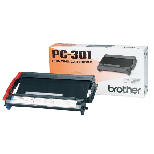 brother PC-301 Transferband, Thermotransferrolle, Schwarz von Brother