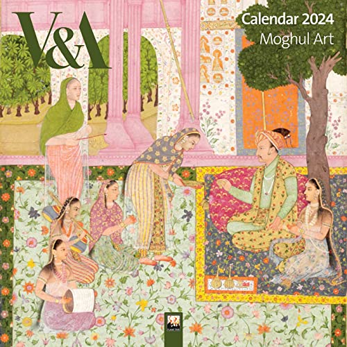 Moghul Art – Indische Kunst – Kunstkalender 2024: Original Flame Tree Publishing-Kalender [Kalender] (Wall-Kalender) von Brown Trout-Auslieferer Flechsig