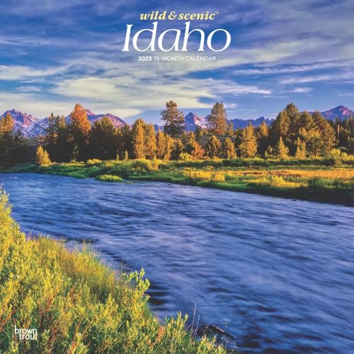 Idaho Wild & Scenic 2025 12 X 24 Inch Monthly Square Wall Calendar Plastic-Free von BrownTrout