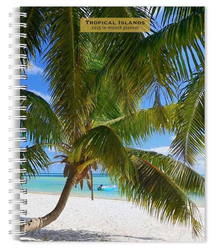 Tropical Islands 2025 6 X 7.75 Inch Spiral-Bound Wire-O Weekly Engagement Planner Calendar New Full-Color Image Every Week von BrownTrout