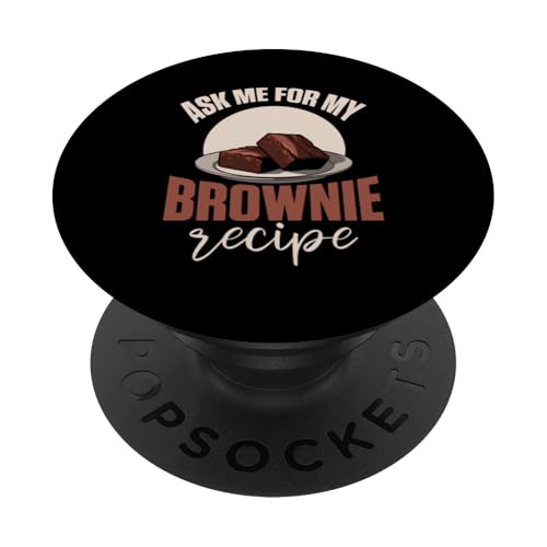 Brownies Lover Baking PopSockets Klebender PopGrip von Brownies Gift