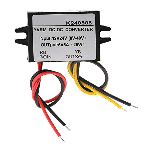 12V/24V zu 5V 5A DC-DC Converter Step Dow 5A DC zu DC Converter Step-Down Volt Modul Board Netzteil Transformator von Brrnoo