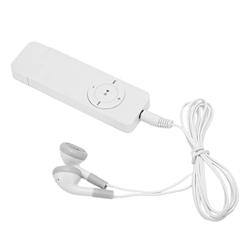 Digitale Musik, Musik-Player, 64 GB, Musik-Player, MP3-Player, Reproductor De Musica für Sport (White) von Brrnoo