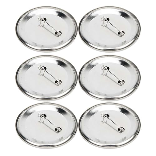 Teile Zur Abzeichenherstellung, 100 Sets 56 Mm/2,2 Zoll Blanko-Ba 100 Sets 56 Mm Abzeichennadel-Knopfteile Abzeichenherstellungszubehör DIY-Bastelmaterialien von Brrnoo