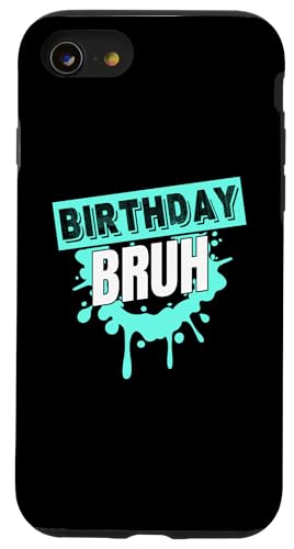 Hülle für iPhone SE (2020) / 7 / 8 Bruh Beliebte Slang Geburtstag Shirts für Teenager Meme Shirt Bruh von Bruh Boys Meme Funny Saying Brother Greeting Gift