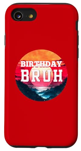 Hülle für iPhone SE (2020) / 7 / 8 Bruh Jungen Meme Lustig Spruch Bruh Gruß Gamer Geburtstag von Bruh Boys Meme Funny Saying Brother Greeting Gift