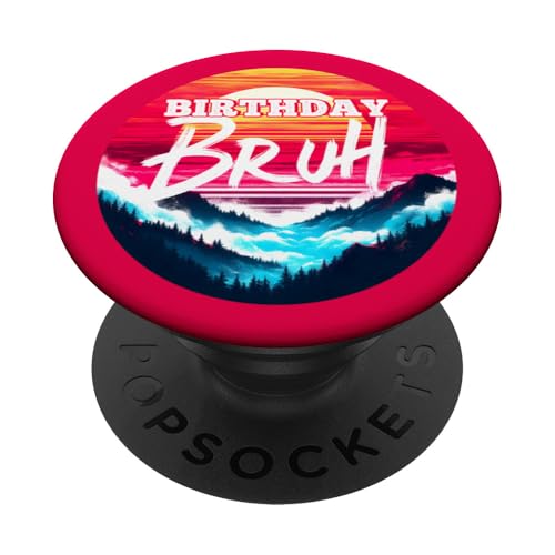 Bruh Meme Lustiger Spruch Bruh Geburtstag Shirt Teens Männer Bruh PopSockets Klebender PopGrip von Bruh Gifts Kids Meme Gifts Funny Bruh Gamer Gift