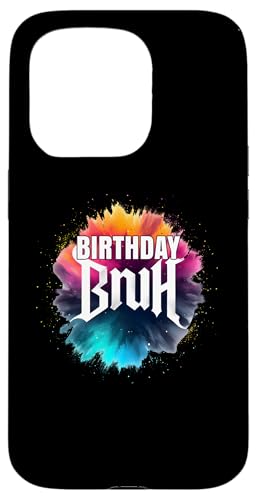 Hülle für iPhone 15 Pro Bruh Lustiger Spruch Geburtstag Mama Slang Junge Mädchen Teenager Jugend von Bruh Gifts Kids Meme Gifts Funny Bruh Gamer Gift