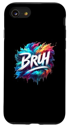 Hülle für iPhone SE (2020) / 7 / 8 Gamer Bruh Jungen Meme Lustiger Spruch Bruh Gruß Kinder Bruh von Bruh Gifts Kids Meme Gifts Funny Bruh Gamer Gift