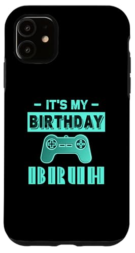 Hülle für iPhone 11 Bruh It's My Birthday Meme Lustiger Spruch Bruh Teen Gamer von Bruh Meme Gifts Funny Saying Bruh Shirt Gamer Gift