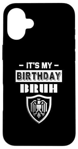 Hülle für iPhone 16 Plus Bruh Lustiger Spruch Slang Bruh Geburtstag Brah Männer Frauen Kinder von Bruh Meme Gifts Funny Saying Bruh Shirt Gamer Gift