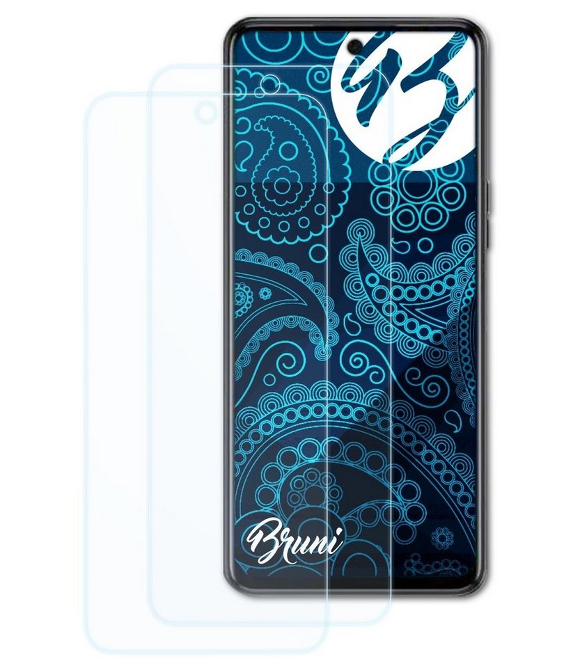 Bruni Schutzfolie Glasklare Displayschutzfolie für Spark 10 Pro, (2 Folien), praktisch unsichtbar von Bruni