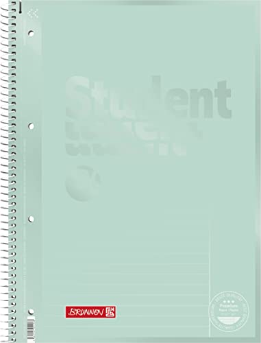 BRUNNEN Collegeblock Premium Student Colour Code A4 Deckblatt: mint von Brunnen