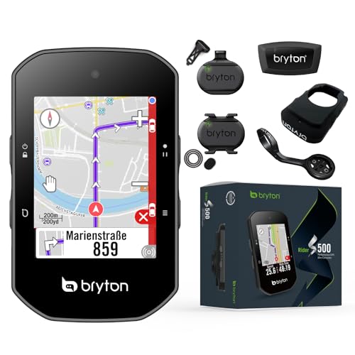 Bryton Rider S500T Bundle mit Geschwindigkeit/Trittfrequenz & Herzfrequenz von Bryton