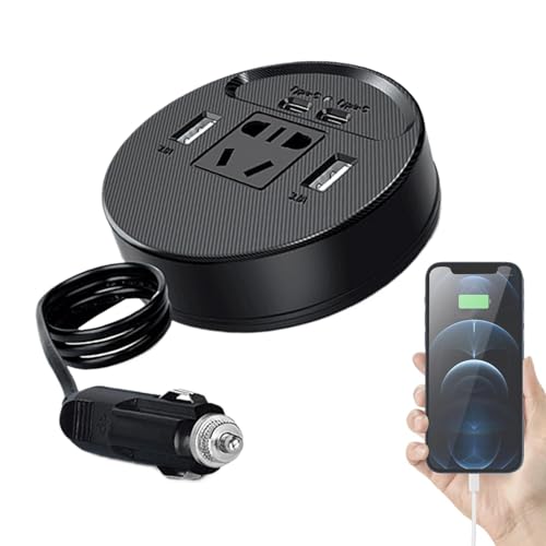 Auto-Stromkonverter, Fast Charging Car Charger Adapter, Multifunctional Car Charger, Multi Ports Car Charger Adapter, Car Adapter for Plug, Automotive USB Charger, Quick Charge Car Charger von Bsbkoj