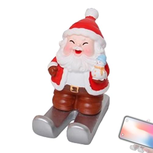 Santa Claus Phone Stand Christmas Figure Phone Support Portable Character Phone Mount Resin Christmas Phone Holder Holiday Phone Stand Santa Phone Holder Decorative Phone Mount Festive Phone Support von Bsbkoj