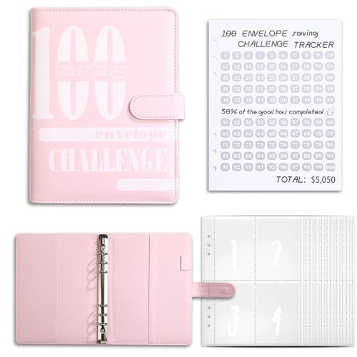 Savings Challenges Book, Money Saving Wallet Binder, Savings Challenge Goals Tracker, Fun Budget Binder for Adults, Savings Envelope Binder, Flexible Savings Goal Tracker, Budget Binder with Pen Slot von Bsbkoj