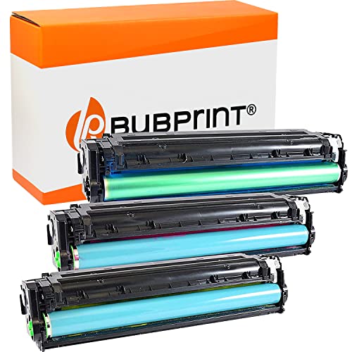 Bubprint 3 Toner kompatibel als Ersatz für HP 131A für Laserjet Pro 200 Color MFP m276nw M276n M251n M251nw CF211A CF212A CF213A Cyan Magenta Gelb Multipack von Bubprint