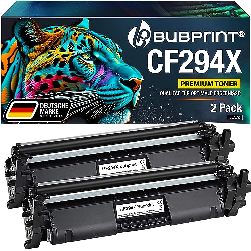 Bubprint XXL 2 Toner kompatibel als Ersatz für HP 94X CF294X 94A CF294A für Laserjet Pro M118dw MFP M148fdw M148dw M148fw M118 M148 Schwarz Multipack von Bubprint