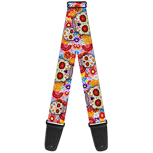 buckle-down, Sugar Skull Motiv, mehrfarbig, 5 cm breit, 50–54 cm von Buckle-Down