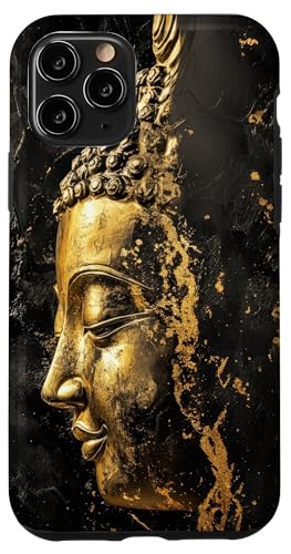 Hülle für iPhone 11 Pro Abstrakter Buddha - Lotusblume - spiritueller Buddhismus Buddhist von Buddha Designs by Kajiro