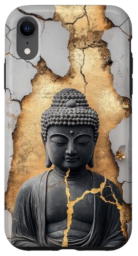 Hülle für iPhone XR Abstrakter Buddha - Lotusblume - spiritueller Buddhismus Buddhist von Buddha Designs by Kajiro