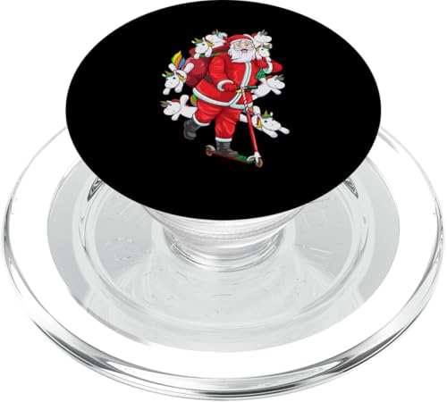 Weihnachtsmann-Einhorn-Weihnachtstasche, magische Weihnachtstasche, Kinder, Jungen PopSockets PopGrip für MagSafe von Buddy Tees