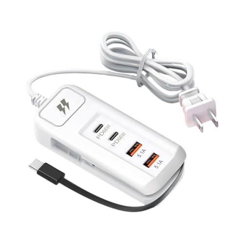 Buerfu USB-Hub-Ladegerät,USB-Lade-Hub,4-Port-USB-Ladegerät - Multifunktionale USB-Ladestation, 4-Port-Geräteladestation mit Schnellladung von Buerfu