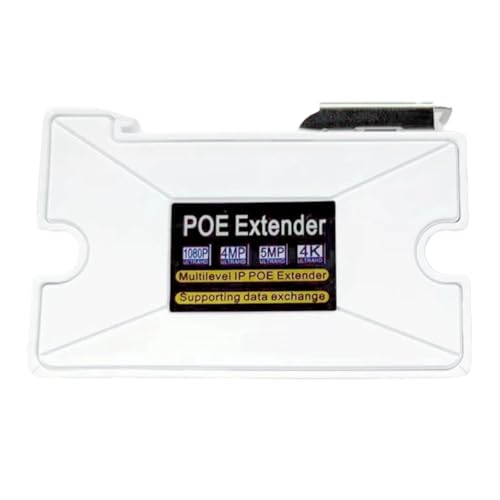 Bueyrfrq POE Extender 1 T0 2 Port 10/100M Multilevel IP POE Extender 300 Meter Cat5/5E/6 Ethernet Datenübertragung IEEE802.3af von Bueyrfrq