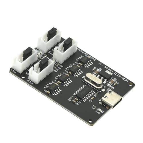 Bueyrfrq USB-zu-TTL-Modul CH340 HUB Type-C Schnittstelle 4-Kanal Four Solo TTL von Bueyrfrq