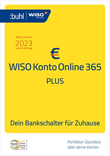 WISO Konto Online Plus 365 (aktuelle Version 2023) | PC | PC Aktivierungscode per Email von Buhl Data Service GmbH