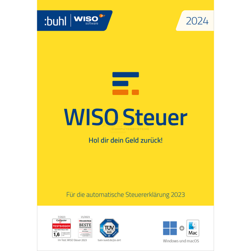 WISO Steuer 2024  ESD   1 Benutzer  (Steuerjahr 2023) (Download) von Buhl