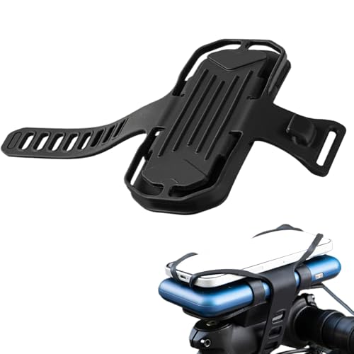 Buhyujkm Phone Holder for Handlebar, Anti-Slip Silicone Mount, 14x6.5cm/5.51x2.56 Inches Effortless Access to GPS Multipurpose Cellphone Stand for Cycling, Travel, Daily Use von Buhyujkm