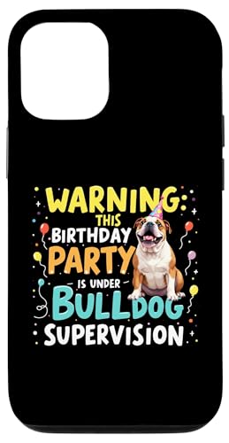 Lustiges Geburtstagsgeschenk Englische Bulldogge Hülle für iPhone 12/12 Pro von Bulldog Fun Designs