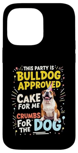 Lustiges Geburtstagsgeschenk Englische Bulldogge Hülle für iPhone 14 Pro Max von Bulldog Fun Designs