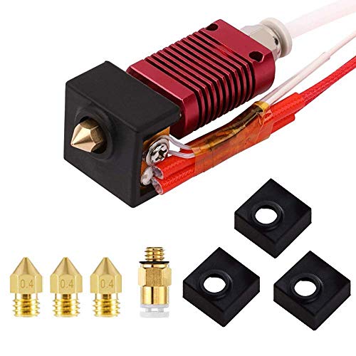 Bumdenuu 3D-Drucker MK8 Hotend Kit mit Extruder Druckkopf montiert Extruder Hot End Kit für 3 3 Pro von Bumdenuu